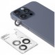 Защитное стекло Blueo Camera Lens PVD stainless steel 3 шт. (+install) для камеры iPhone 15 Pro Max, цвет Синий (BM5643-15ProMax-BLU)