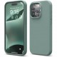 Чехол Elago Soft silicone (Liquid) для iPhone 15 Pro, цвет Полуночно-зеленый (ES15SC61PRO-MGR)