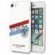 Чехол U.S. Polo Assn. PC/TPU Tricolor script Logo Hard для iPhone SE 2020/8/7, цвет Белый (USHCI8PCUSPA)