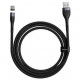 Магнитный кабель Baseus Zinc Magnetic Safe Fast Charging Data Cable USB to Type-C 5A 1 м, цвет Черный (CATXC-NG1)