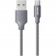 Кабель Dorten USB-C to USB Metallic Series 1.2 м, цвет Серый (DN303300)