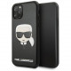 Чехол Karl Lagerfeld PU Leather Karl's Head Hard для iPhone 11 Pro Max, цвет Черный (KLHCN65KHBK)