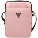 Сумка Guess Nylon Tablet bag with Triangle metal logo для планшетов 10", цвет Розовый (GUTB10NTMLLP)