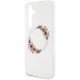 Чехол Guess PC/TPU Flowers Wreath Hard (MagSafe) для Galaxy S24 Plus, цвет Прозрачный (GUHMS24MHFWFCT)