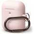 Чехол с карабином Elago A2 Hang Case для AirPods 2 Wireless, цвет Розовый (EAP2SC-HANG-PK)