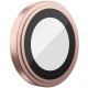 Защитное стекло Blueo Camera ARMOR lens (алюмин. кромка, 2 шт) 0.26 мм для камеры iPhone 13/13 Mini, цвет Розовый (NPB28-13/13mini-PIN)