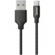 Кабель Dorten USB-C to USB Metallic Series 1.2 м, цвет Черный (DN303302)
