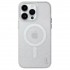 Чехол Uniq COEHL Lumino MagSafe для iPhone 14 Pro, цвет Сверкающее серебро (Sparkling Silver) (IP6.1P(2022)-LUMSSIL)