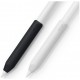 Чехол Elago Grip silicone holder (2 шт.) для Apple Pencil 2, цвет Белый/Черный (EAPEN2-GRIP-WHBK)