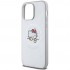 Чехол Hello Kitty PU Leather Kitty Asleep Hard (MagSafe) для iPhone 15 Pro Max, цвет Серебристый (HKHMP15XPMHSKS)