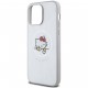 Чехол Hello Kitty PU Leather Kitty Asleep Hard (MagSafe) для iPhone 15 Pro Max, цвет Серебристый (HKHMP15XPMHSKS)