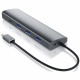 USB-хаб CSL Primewire USB-C с блоком питания, цвет Серебристый (CSL302562)