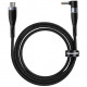 Магнитный кабель Baseus Zinc Magnetic Series Lenovo Laptop Type-C to DC Round Port (4.0х1.7 мм) 100 Вт 2 м, цвет Черный (CATXC-T01)
