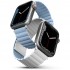 Ремешок Uniq Revix reversible Magnetic для Apple Watch 49/45/44/42 мм, цвет Белый/Голубой (White/Arctic Blue) (45MM-REVWHTBLU)