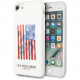 Чехол U.S. Polo Assn. PC/TPU American Flag Hard для iPhone SE 2020/8/7, цвет Белый (USHCI8PCPTFL)