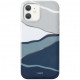 Чехол Uniq COEHL Ciel для iPhone 12 mini, цвет "Синие небеса" (IP5.4HYB(2020)-CELBLU)