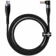 Магнитный кабель Baseus Zinc Magnetic Series Lenovo Laptop Charging Cable Type-C to DC Round Port (5.5х2.5 мм) 100W 2 м, цвет Черный (CATXC-X01)