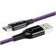 Кабель Baseus C-shaped Light Intelligent power-off Cable USB to USB Type-C 3 A 1 м, цвет Пурпурный (CATCD-05)