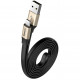 Кабель Baseus Nimble Portable Cable USB Type-C 2 А 1.2 м, цвет Золотой/Черный (CATMBJ-A0V)