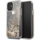 Чехол Guess Liquid Glitter Hard для iPhone 11, цвет Золотой (GUHCN61GLHFLGO)