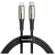 Кабель Baseus Waterdrop Cable USB Type-C - Lightning 18 Вт 1.3 м, цвет Черный (CATLRD-01)