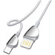 Кабель Hoco U62 Simple Dual Side USB Data Cable Type-C 1.2 м, цвет Белый