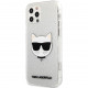 Чехол Karl Lagerfeld TPU Glitters Choupette Hard для iPhone 12 Pro Max, цвет Серебристый (KLHCP12LCHTUGLS)