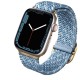 Ремешок Uniq Aspen DE strap для Apple Watch 41/40/38 мм, цвет Лазурно-голубой (41MM-ASPDECBLU)