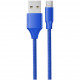 Кабель Dorten USB-C to USB Canvas Series 1 м, цвет Синий (DN303500)