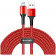 Кабель Baseus Halo Data Cable USB - Lightning 2 А 3 м, цвет Красный (CALGH-E09)