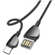 Кабель Hoco U62 Simple Dual Side USB Data Cable Type-C 1.2 м, цвет Черный