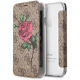 Чехол-книжка Guess Flower Desire 4G Booktype PU/Roses для iPhone 7/8/SE 2020, цвет Коричневый (GUFLBKI84GROB)