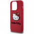 Чехол Hello Kitty 3D Rubber Kitty Head Hard для iPhone 15 Pro Max, цвет Пурпурный (HKHCP15L3DKHSF)