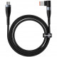 Магнитный кабель Baseus Zinc Magnetic Series Lenovo Laptop Charging Cable Type-C to DC Square Port 100W 2 м, цвет Черный (CATXC-U01)