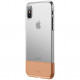 Чехол Baseus Half to Half Case для iPhone X/XS, цвет Золотой (WIAPIPH58-RY0V)