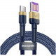 Кабель Baseus Cafule HW Quick Charging Data cable USB - USB Type-C 40W 1 м, цвет Золотой/Синий (CATKLF-PV3)