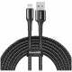 Кабель Baseus Halo Data Cable USB - Lightning 2 А 3 м, цвет Черный (CALGH-E01)