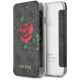 Чехол-книжка Guess Flower Desire 4G Booktype PU/Roses для iPhone 7/8/SE 2020, цвет Серый (GUFLBKI84GROG)
