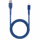 Кабель EnergEA FibraTough USB - USB-C 5А 1.5 м, цвет Синий (CBL-FTCA5A-BLU150)