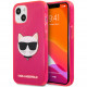 Чехол Karl Lagerfeld TPU FLUO Choupette Hard для iPhone 13, цвет Розовый (KLHCP13MCHTRP)