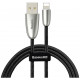 Кабель Baseus Torch Series Data Cable (с индикатором) USB - Lightning 2.4 A 1 м, цвет Черный (CALHJ-C01)