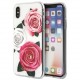 Чехол Guess Flower Desire Transparent Hard PC/Roses для iPhone X/XS, цвет "Трехцветная роза" (GUHCPXROSTRT)