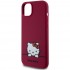 Чехол Hello Kitty Liquid silicone Dreaming Kitty Hard для iPhone 15, цвет Красный (HKHCP15SSKCDKP)
