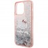 Чехол Hello Kitty Liquid Glitter Kitty Head Hard для iPhone 14 Pro Max, цвет Розовый (HKHCP14XLIKHEP)