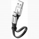 Кабель Baseus Nimble Portable Cable USB Type-C 23 см, цвет Серебристый (CATMBJ-0S)