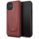 Чехол Mercedes Urban Smooth/perforated Hard Leather для iPhone 11, цвет Красный (MEHCN61ARMRE)
