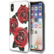 Чехол Guess Flower Desire Transparent Hard PC/Roses для iPhone X/XS, цвет "Красная роза" (GUHCPXROSTR)