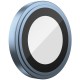 Защитное стекло Blueo Camera ARMOR lens (алюмин. кромка, 3 шт) 0.26 мм для камеры iPhone 13 Pro/Pro Max, цвет Голубой (NPB28-13PRO-BLU)