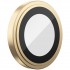Защитное стекло Blueo Camera ARMOR lens (алюмин. кромка, 3 шт) 0.26 мм для камеры iPhone 13 Pro/Pro Max, цвет Золотой (NPB28-13PRO-GLD)