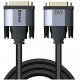 Кабель Baseus Enjoyment Series DVI Male - DVI Male Bidirectional Adapter Cable 2 м, цвет Темно-серый (CAKSX-R0G)